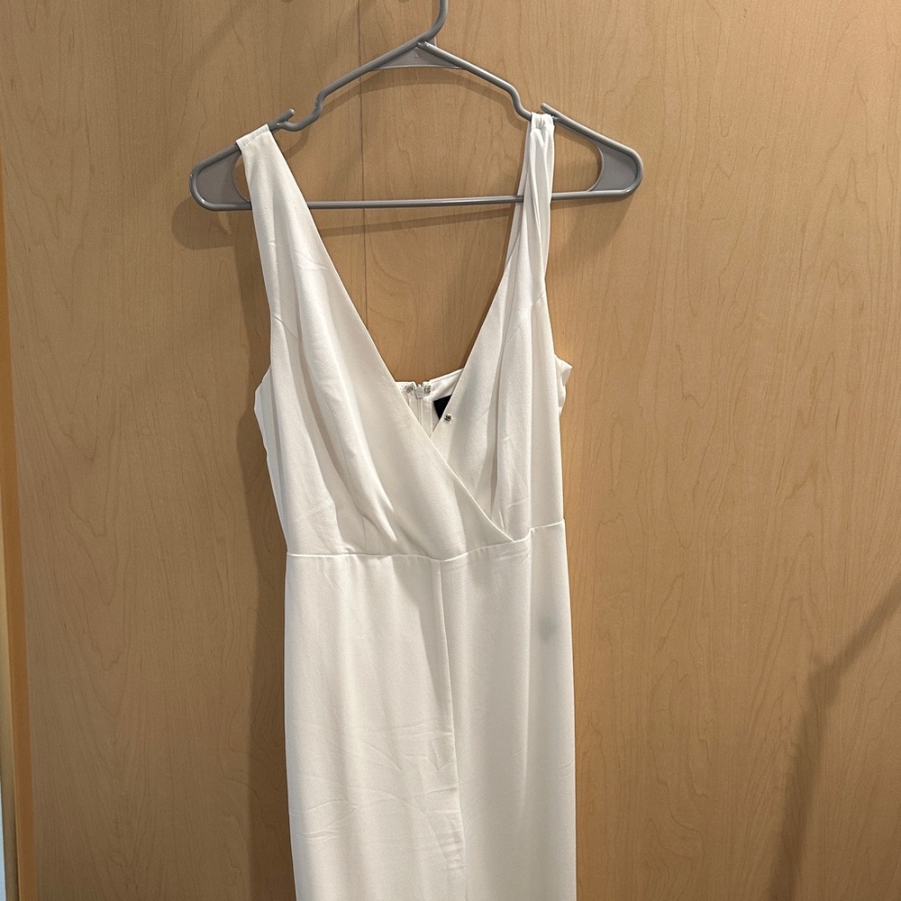 Vici white jumpsuit